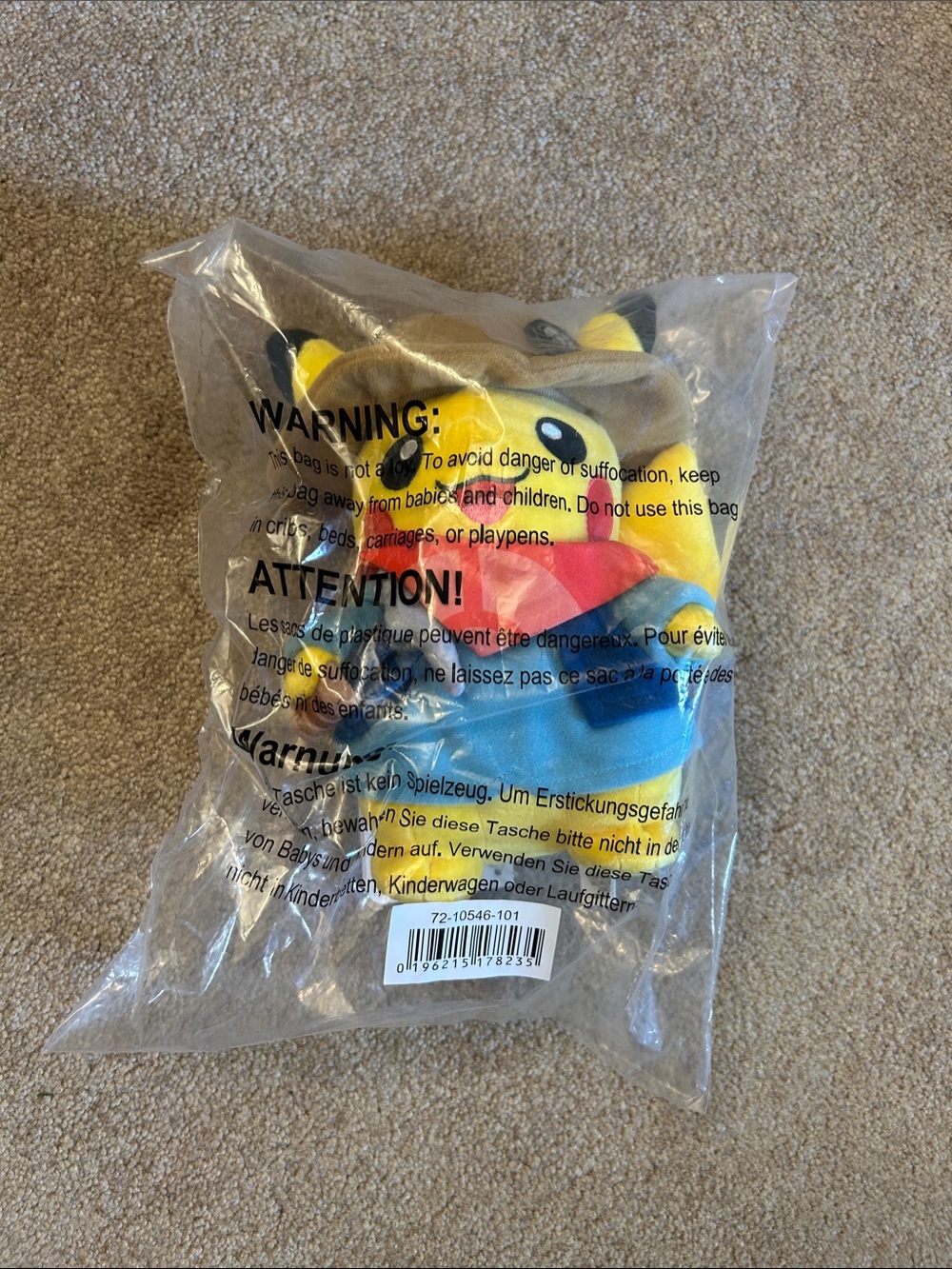 Excavator Pikachu Plush